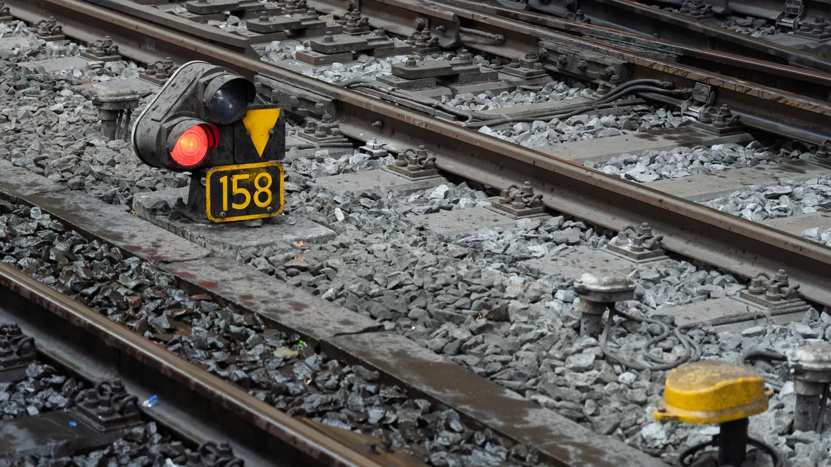 How Bing evaluates authority and trust: signals SEOs should track — Close-up of Train Tracks with Signal Light